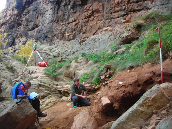 Archeologists at La Cotte